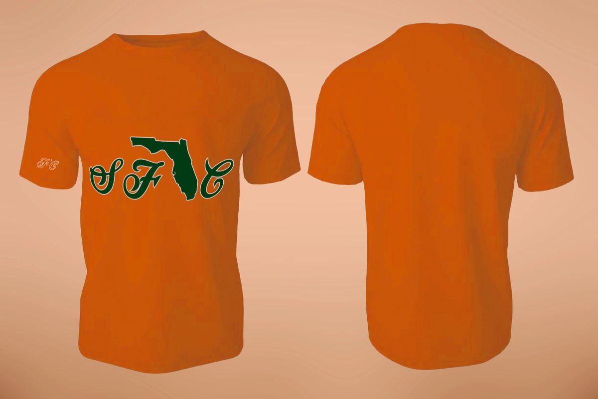 South Florida Canes (SFC Logo) Shirt (Orange)